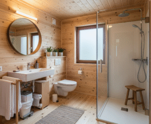 salle de bain en bois
